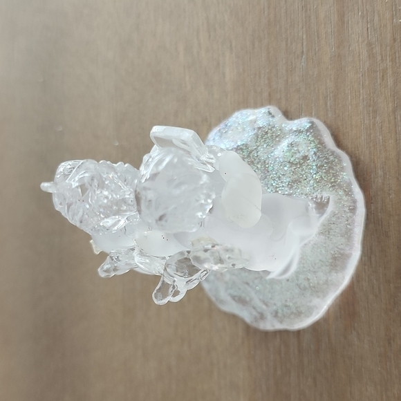 Frosted Acrylic Cherub Carolers Ornament - Picture 5 of 8